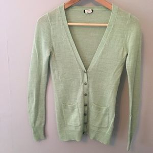 J.Crew Alpaca Merino Blend Cardigan